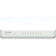 D-Link GO-SW-8G 8-Port Gigabit Unmanaged Desktop Switch - 8 Ports - 2 Layer Supported - Desktop - 3 Year Limited Warranty - CEC, ENERGY STAR, MEPS, RoHS, TAA, WEEE Compliance-EEE Compliance GO-SW-8G