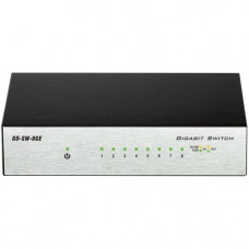 D-Link GO-SW-8GE 8-Port Gigabit Unmanaged Metal Desktop Switch - 8 Ports - 2 Layer Supported - Twisted Pair - Desktop - 3 Year Limited Warranty - CEC, ENERGY STAR 5.0, MEPS, RoHS, WEEE Compliance GO-SW-8GE