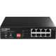 Edimax Long Range 8-Port Gigabit Switch with 4 PoE+ Ports & DIP Switch - 8 Ports - Manageable - 2 Layer Supported - Twisted Pair GS-1008PHE V2