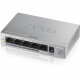 Zyxel 5-Port GbE Unmanaged PoE Switch - 5 x Gigabit Ethernet Network - Manageable - Twisted Pair - 2 Layer Supported - Desktop - 24 Month Limited Warranty GS1005HP