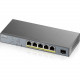 Zyxel 5-port GbE Smart Managed PoE Switch with GbE Uplink - 5 Ports - Manageable - 2 Layer Supported - Modular - Twisted Pair, Optical Fiber - Wall Mountable - Lifetime Limited Warranty GS1350-6HP