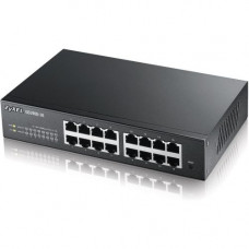 Zyxel GS1900-16 Fanless 16 Port GbE L2 Web Managed Rackmountable Switch - 16 Ports - L2 Web Managed - 16 x RJ-45 - 10/100/1000Base-T - Rackmountable - RoHS Compliance-EEE Compliance GS1900-16