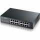 Zyxel GS1900-16 Fanless 16 Port GbE L2 Web Managed Rackmountable Switch - 16 Ports - L2 Web Managed - 16 x RJ-45 - 10/100/1000Base-T - Rackmountable - RoHS Compliance-EEE Compliance GS1900-16