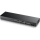 Zyxel GS1900-24 Fanless 24 Port GbE L2 Web Managed Rackmountable Switch - 24 Ports - Manageable - 24 x RJ-45 - 2 x Expansion Slots - 10/100/1000Base-T - Desktop, Rack-mountable - RoHS Compliance-EEE Compliance GS1900-24