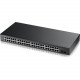 Zyxel GS1900-48 L2 Web Managed 48-Port GbE Rackmount Switch with 2 SFP, Total 50-Ports - 48 Ports - Web Managed- 48 x RJ-45 - 2 x Expansion Slots - 10/100/1000Base-T, 1000Base-X - Desktop, Rack-mountable-RoHS Compliance GS1900-48