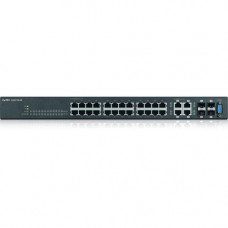 Zyxel 24-Port GbE L2 PoE Switch - Manageable - 2 Layer Supported - Desktop - Lifetime Limited Warranty GS2210-24HP
