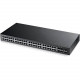 Zyxel 48-Port GbE L2 Switch - Manageable - 2 Layer Supported - Desktop - Lifetime Limited Warranty - RoHS Compliance GS2210-48
