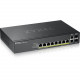 Zyxel 8-port GbE L2 PoE Switch with GbE Uplink - 8 Ports - Manageable - 4 Layer Supported - Modular - 180 W PoE Budget - Twisted Pair, Optical Fiber - PoE Ports - Rack-mountable, Wall Mountable - Lifetime Limited Warranty GS2220-10HP