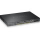 Zyxel 24-port GbE L2 PoE Switch with GbE Uplink - 24 Ports - Manageable - 4 Layer Supported - Modular - 375 W PoE Budget - Twisted Pair, Optical Fiber - PoE Ports - Rack-mountable - Lifetime Limited Warranty GS2220-28HP