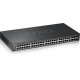 Zyxel 48-port GbE L2 Switch with GbE Uplink - 48 Ports - Manageable - 4 Layer Supported - Modular - Twisted Pair, Optical Fiber - Rack-mountable - Lifetime Limited Warranty GS2220-50