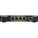 Netgear 300 GS305P Ethernet Switch - 5 Ports - 2 Layer Supported - 55.50 W PoE Budget - Twisted Pair - PoE Ports - Desktop, Wall Mountable - 3 Year Limited Warranty GS305P-200NAS