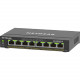 Netgear 8-Port Gigabit Ethernet PoE+ Smart Managed Plus Switch - 8 Ports - Manageable - 2 Layer Supported - 123 W PoE Budget - Twisted Pair - PoE Ports - Wall Mountable, Desktop, Rack-mountable - 5 Year Limited Warranty GS308EPP-100NAS