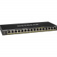 Netgear GS316P Ethernet Switch - 16 Ports - 2 Layer Supported - Twisted Pair - Desktop, Wall Mountable, Rack-mountable - 3 Year Limited Warranty GS316P-100NAS