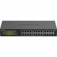 Netgear GS324P Ethernet Switch - 24 Ports - 2 Layer Supported - Twisted Pair - Rack-mountable, Desktop - 3 Year Limited Warranty GS324P-100NAS