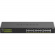 Netgear GS324PP Ethernet Switch - 24 Ports - 2 Layer Supported - Twisted Pair - Rack-mountable, Desktop - 3 Year Limited Warranty GS324PP-100NAS