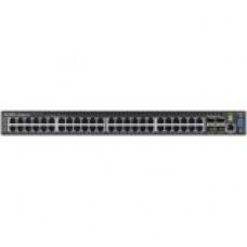 Zyxel 48-Port GbE L2+ PoE Switch - Manageable - 3 Layer Supported - Desktop - 2 Year Limited Warranty - RoHS Compliance GS3700-48HP