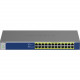 Netgear GS524PP Ethernet Switch - 24 Ports - 2 Layer Supported - 300 W PoE Budget - Twisted Pair - PoE Ports - Desktop, Rack-mountable - Lifetime Limited Warranty GS524PP-100NAS