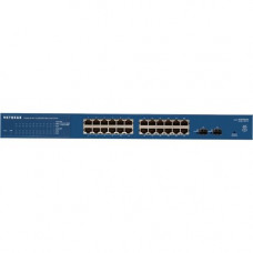 Netgear ProSafe GS724Tv4 Ethernet Switch - 24 Ports - Manageable - 2 Layer Supported - 1U High - Rack-mountable, Desktop - Lifetime Limited Warranty GS724T-400NAS