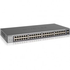 Netgear 48-port Gigabit Smart Managed Plus Switch with 2 SFP Ports (GS750E) - 48 Ports - Manageable - 2 Layer Supported - Modular - Twisted Pair, Optical Fiber - Rack-mountable, Desktop - Lifetime Limited Warranty GS750E-100NAS