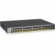 Netgear ProSafe GS752TP Ethernet Switch - 48 Ports - Manageable - 2 Layer Supported - Modular - Twisted Pair, Optical Fiber - Rack-mountable - Lifetime Limited Warranty GS752TP-200NAS