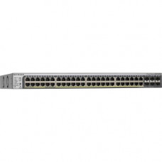 Netgear ProSafe Gigabit Stackable Smart Switch GS752TS - 46 Ports - Manageable - 2 Layer Supported - Rack-mountable, Desktop - Lifetime Limited Warranty - RoHS, WEEE Compliance GS752TSB-100NAS