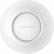 Grandstream GWN7615 IEEE 802.11ac 1.75 Gbit/s Wireless Access Point - 2.40 GHz, 5 GHz - MIMO Technology - 2 x Network (RJ-45) - Gigabit Ethernet - Ceiling Mountable, Wall Mountable GWN7615