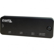 Plugable HDMI Switch With USB-C - 3840 &#195;ÃÂÃÂ 2160 - 4K - 3 x 1 - 1 x HDMI Out HDMI-SC3