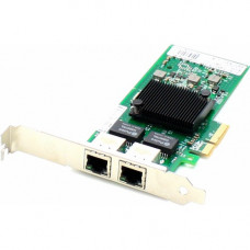 AddOn Intel I350T2 Comparable 10/100/1000Mbs Dual Open RJ-45 Port 100m PCIe x4 Network Interface Card - 100% compatible and guaranteed to work - TAA Compliance I350T2-AO