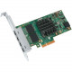 Intel &reg; Ethernet Server Adapter I350-T4V2 - PCI Express 2.1 x4 - 4 Port(s) - 4 x Network (RJ-45) - Twisted Pair - Low-profile, Full-height - Retail I350T4V2