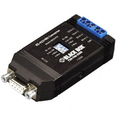 Black Box IC820A Universal RS-232 to RS-422/485 Bidirectional Converter - 1 x DB-9 RS-232 , 1 x Terminal Block - External - TAA, WEEE Compliance IC820A