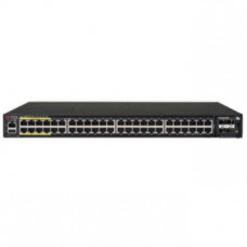 Ruckus ICX 7450-48P - Switch - L3 - managed - 40 x 10/100/1000 (PoE+) + 8 x 10/100/1000 (PoH) + 4 x 10 Gigabit SFP+ + 2 x 40 Gigabit QSFP+ - front to back airflow - rack-mountable - PoH - TAA Compliance ICX7450-48P-E-RMT3