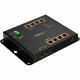 Startech.Com Gigabit Ethernet Switch - 8 Port PoE+ plus 2 SFP Ports - Industrial - Gigabit Switch - Managed Switch - Add up to 10 GbE devices to your network using 8 RJ45 (PoE+) and 2 fiber-optic connections with intelligent Layer 2 management - Gigabit E
