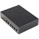 Startech.Com Industrial 5 Port Gigabit Ethernet Switch 5 PoE RJ45 +2 SFP Slots 30W PoE+ 48VDC 10/100/1000 Mbps -40C to 75C w/DIN Connector - Industrial 5 Port Gigabit Ethernet Switch - Up to 30W per 4 PoE ports - 75C to -40C hardened 5 RJ-45 ports (4 PoE)