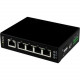 Startech.Com 5 Port Unmanaged Industrial Gigabit Ethernet Switch - DIN Rail / Wall-Mountable - Network up to 5 Ethernet devices through a rugged industrial Gigabit Ethernet switch - 5 Port Unmanaged Industrial Gigabit Ethernet Switch - DIN Rail / Wall-Mou