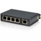 Startech.Com 5 Port Industrial Ethernet Switch - DIN Rail Mountable - Expand your network connectivity with this rugged unmanaged network switch - Fast 10/100Mbps Switch - DIN rail mountable with built-in bracket - Robust IP30-rated housing - Wide range 1