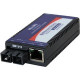 Advantech 10/100Mbps Miniature Media Converter - 1 x Network (RJ-45) - 1 x SC Ports - DuplexSC Port - Multi-mode - Fast Ethernet - 100Base-TX, 100Base-FX - Rail-mountable, Wall Mountable IMC-350-MM-PS