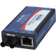 Advantech 10/100Mbps Miniature Media Converter - 1 x Network (RJ-45) - 1 x ST Ports - DuplexST Port - Multi-mode - Fast Ethernet - 100Base-TX, 100Base-FX - Rail-mountable, Wall Mountable IMC-350I-M8ST-PS