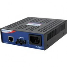 Advantech 100Mbps and 10/100/1000Mbps Media Converter - 1 x Network (RJ-45) - 1 x ST Ports - Single-mode - Fast Ethernet - 100Base-TX, 100Base-FX - Desktop, DIN Rail Mountable, Wall Mountable, Standalone, Rack-mountable IMC-450-SLST-US