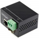 Startech.Com Industrial Fiber to Ethernet Media Converter - 100Mbps SFP to RJ45/CAT6 SM/MM - Fiber to Copper Network - IP-30 12V Input - Fiber to Ethernet Media Converter extends networks & converts optical fiber to RJ45 Copper/CAT6 - Industrial Harde