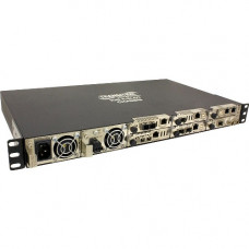 TRANSITION NETWORKS 6-Slot Chassis for ION Slide-in Modules - Manageable - 2 Layer Supported - Modular - 1U High - Rack-mountable - Lifetime Limited Warranty - TAA Compliance ION106-AAMB-NA