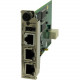 TRANSITION NETWORKS Management Module for the ION Chassis with a RS232 RJ-45 CLI Port - For Data Networking - 2 RJ-45 100/1000Base-T Network Management, 1 USB - Twisted PairFast Ethernet - 10/100Base-TX - TAA Compliance IONMM-232
