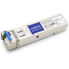 AddOn J9143B Compatible TAA Compliant 1000Base-BX SFP Transceiver (SMF, 1310nmTx/1490nmRx, 20km, LC, DOM) - 100% compatible and guaranteed to work - TAA Compliance J9143B-20-AO