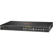 HPE Aruba Central Managed 2530 24G PoE+ Switch - 24 Ports - Manageable - 2 Layer Supported - Modular - 4 SFP Slots - Twisted Pair, Optical Fiber - 1U High - Rack-mountable, Wall Mountable, Desktop - Lifetime Limited Warranty J9773ACM#ABA