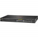 HPE Aruba Central Managed 2530 24G PoE+ Switch - 24 Ports - Manageable - 2 Layer Supported - Modular - 4 SFP Slots - Twisted Pair, Optical Fiber - 1U High - Rack-mountable, Wall Mountable, Desktop - Lifetime Limited Warranty J9773ACM#ABA