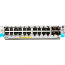 HPE 20-port 10/100/1000BASE-T PoE+ / 4-port 1G/10GbE SFP+ MACsec v3 zl2 Module - For Data Networking, Optical Network - 20 x RJ-45 1000Base-T LAN - Twisted Pair, Optical FiberGigabit Ethernet, 10 Gigabit Ethernet - 1000Base-T, 10GBase-X - 10 Gbit/s - 4 x 