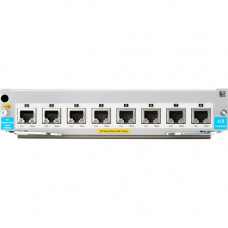 HPE 5400R 8-port 1/2.5/5/10GBASE-T PoE+ with MACsec v3 zl2 Module - For Data Networking - 8 x RJ-45 10GBase-T LAN - Twisted Pair10 Gigabit Ethernet - 10GBase-T - 10 Gbit/s - TAA Compliance J9995A