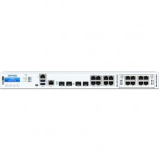 Sophos XGS 3100 Network Security/Firewall Appliance - 8 Port - 10/100/1000Base-T, 10GBase-X - 10 Gigabit Ethernet - 8 x RJ-45 - 5 Total Expansion Slots - 5 Year Standard Protection - 1U - Rack-mountable, Rail-mountable JG3A5CSUS