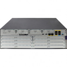 HPE MSR3024 AC Router - 3 Ports - Management Port - 8 - 2 GB - Gigabit Ethernet - 1U - Rack-mountable, Desktop - 1 Year - TAA Compliance JG406A#ABA