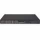 HPE 5130-24G-POE+-4SFP+ EI Switch - 24 Ports - Manageable - 10/100/1000Base-T, 10GBase-X - 3 Layer Supported - 4 SFP Slots - 1U High - Rack-mountable - Lifetime Limited Warranty - TAA Compliance JG936A#ABA