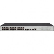 HPE 1950-24G-2SFP+-2XGT Switch - 26 Ports - Manageable - Gigabit Ethernet, 10 Gigabit Ethernet - 10/100Base-TX, 10/100/1000Base-T, 10GBase-T, 10GBase-X - 3 Layer Supported - Power Supply - Twisted Pair, Optical Fiber - 1U High - Rack-mountable - Lifetime 